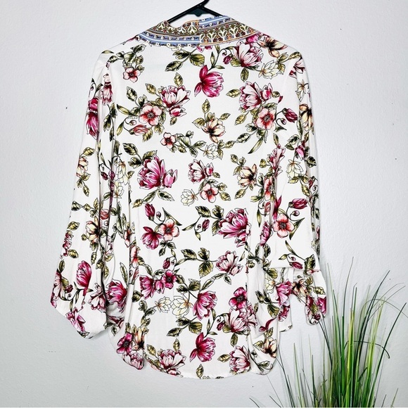 Anthropologie Idalia Floral Kimono Jacket by Akemi + Kin - Picture 6 of 6
